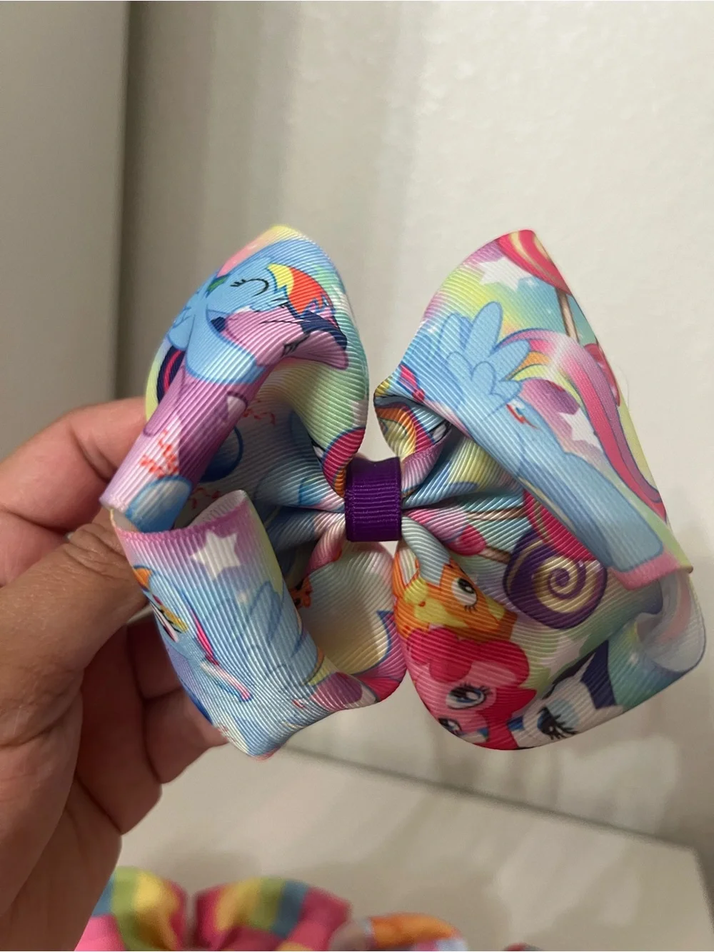 Kids colorful Hair Bow bundle Multi-Color